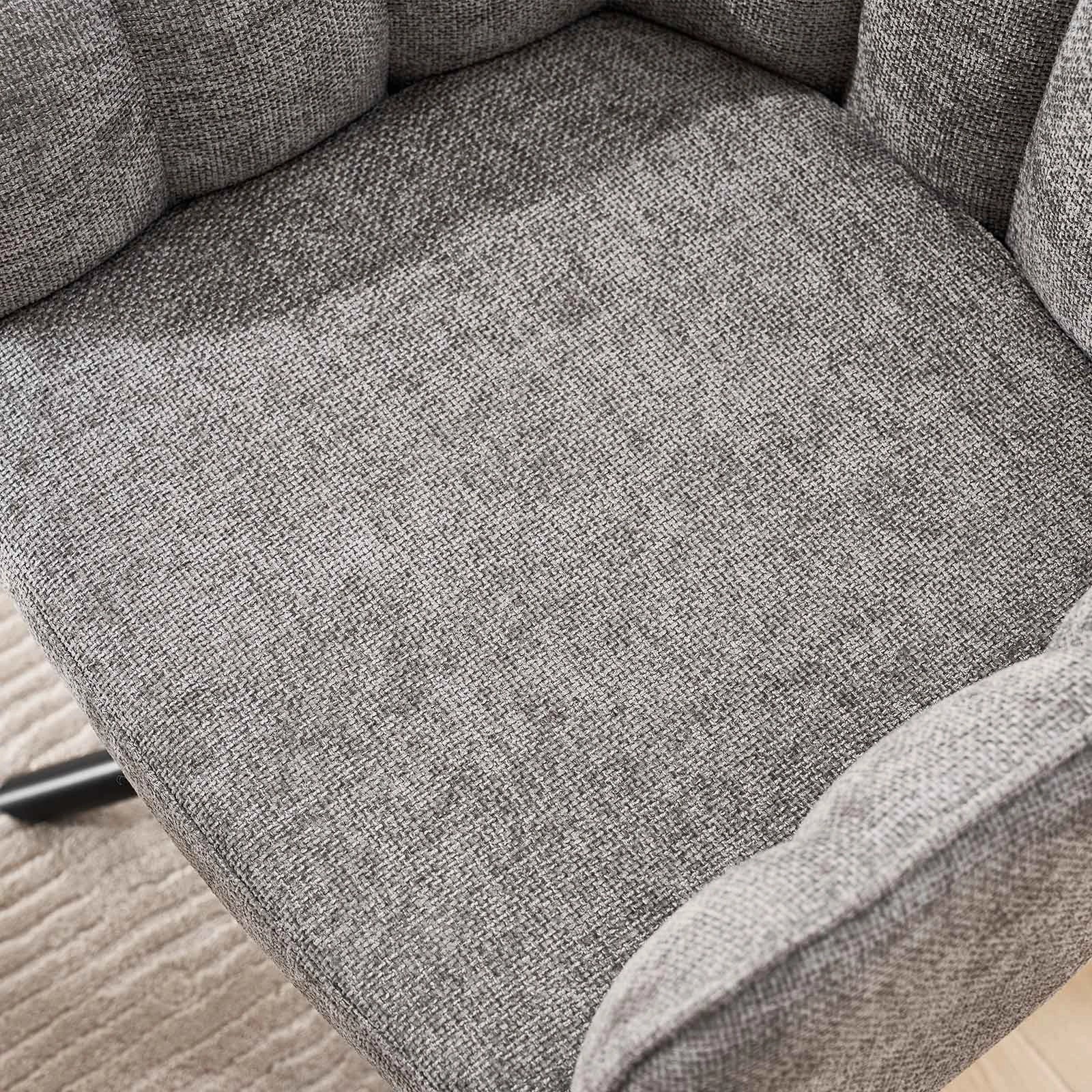 Eloise Linen Blend Swivel Chair