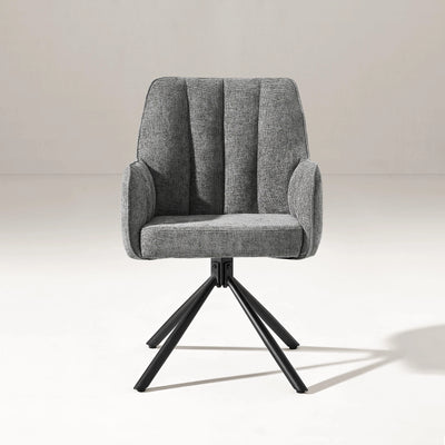Eloise Linen Blend Swivel Chair