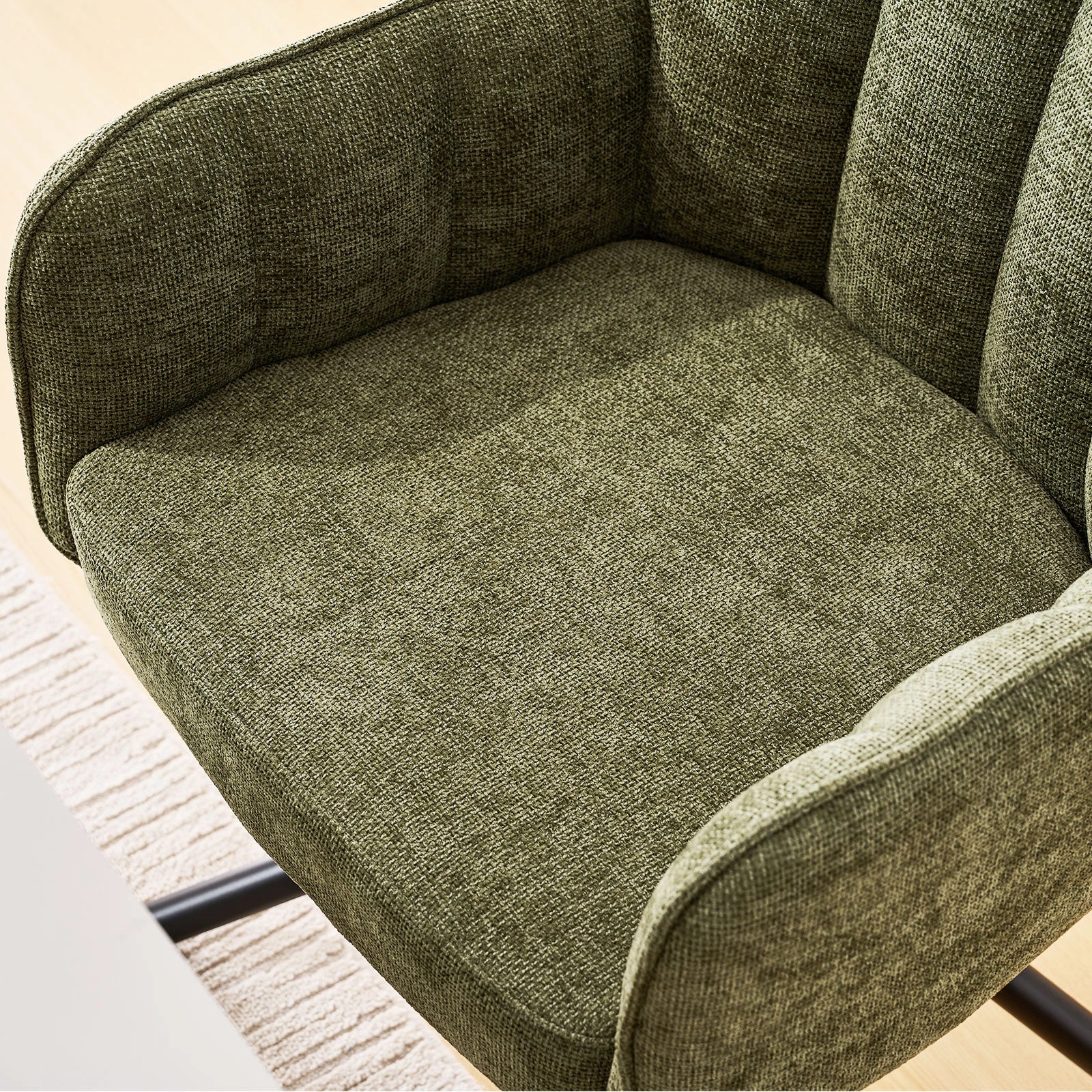 Eloise Linen Blend Swivel Chair