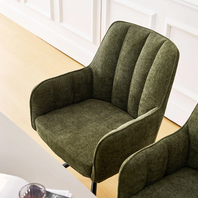 Eloise Linen Blend Swivel Chair