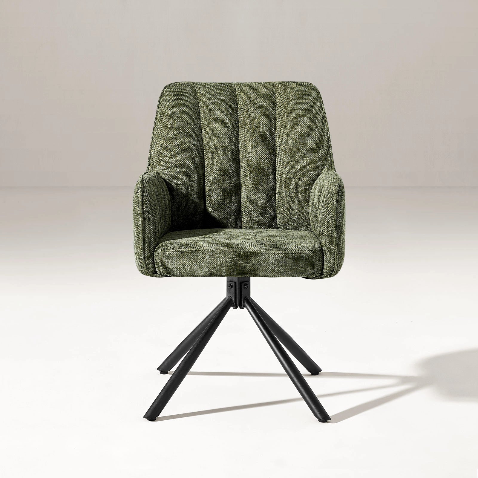 Eloise Linen Blend Swivel Chair