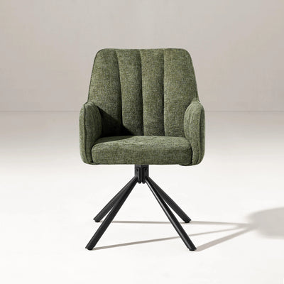 Eloise Linen Blend Swivel Chair