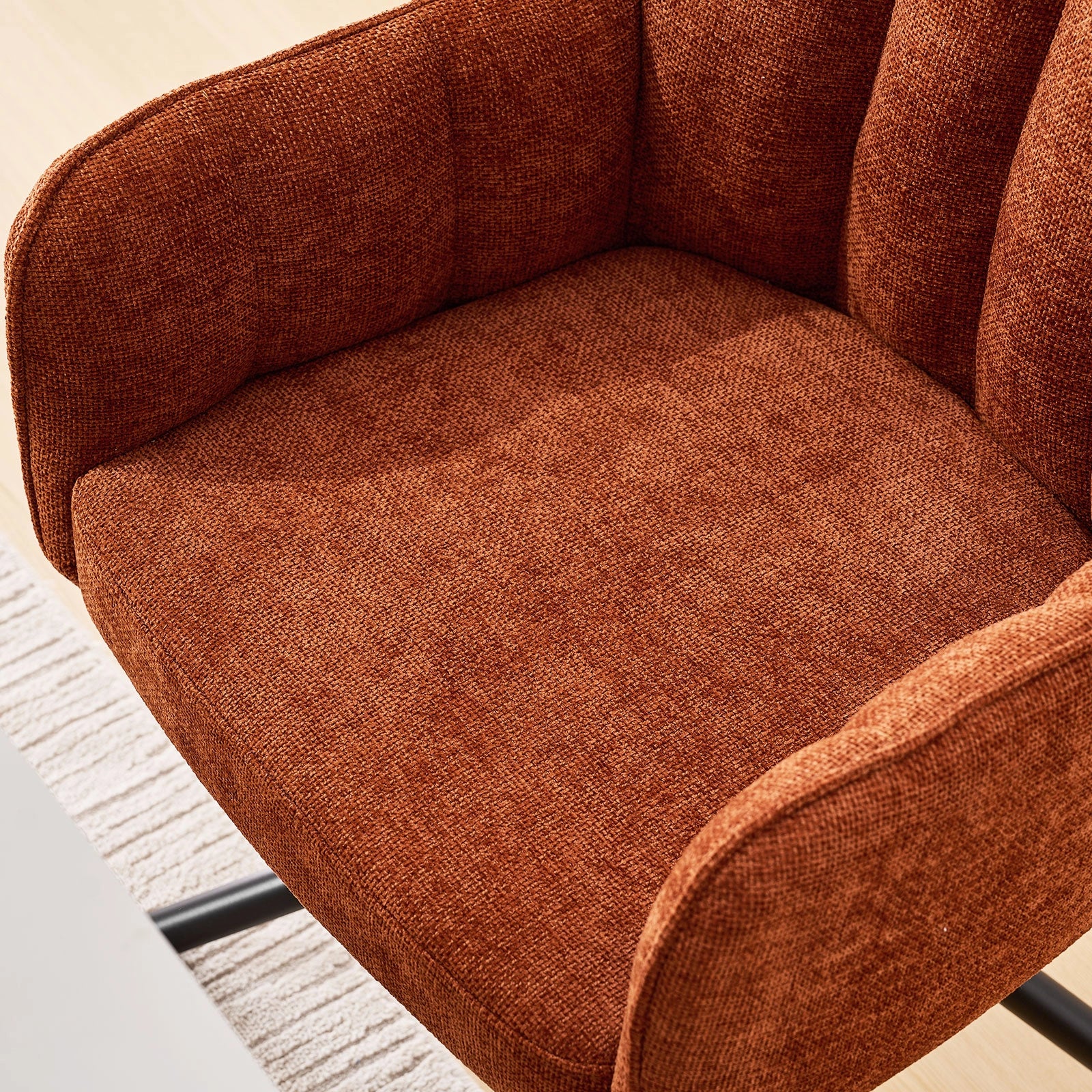 Eloise Linen Blend Swivel Chair