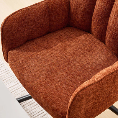 Eloise Linen Blend Swivel Chair