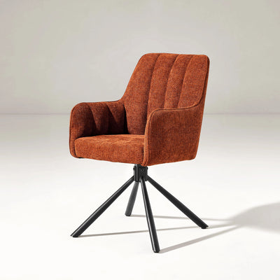 Eloise Linen Blend Swivel Chair