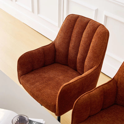 Eloise Linen Blend Swivel Chair