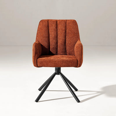 Eloise Linen Blend Swivel Chair