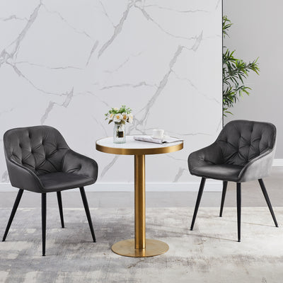 Garvies Velvet Dining Chairs