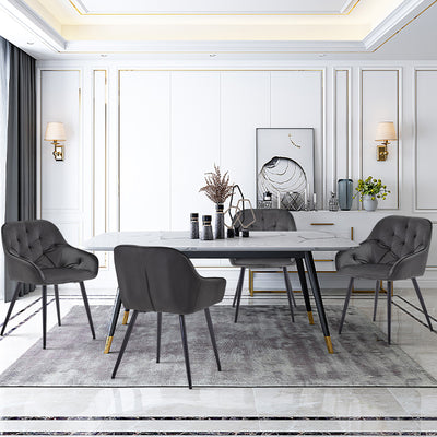 Garvies Velvet Dining Chairs