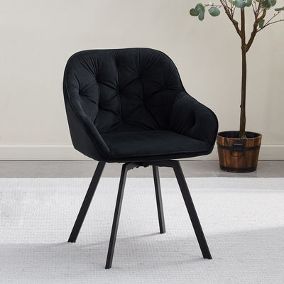 Garvies Velvet Swivel Chairs