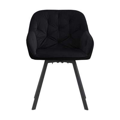 Garvies Velvet Swivel Chairs