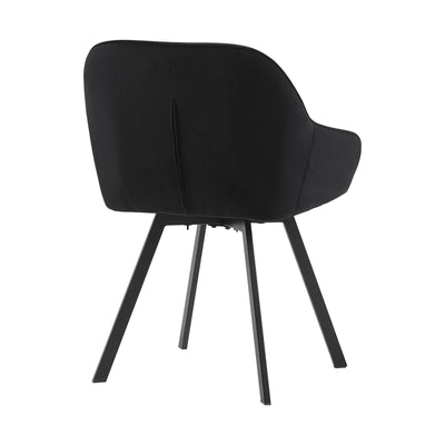 Garvies Velvet Swivel Chairs