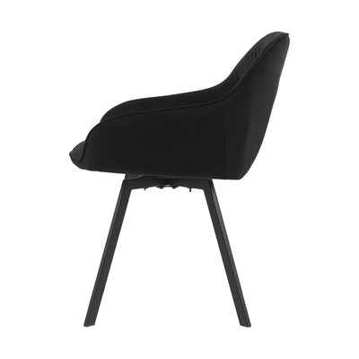 Garvies Velvet Swivel Chairs