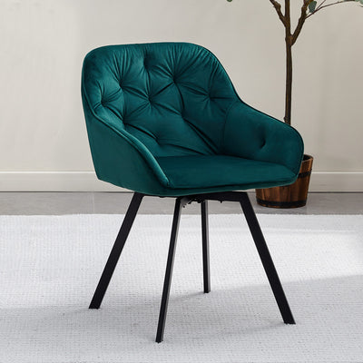Garvies Velvet Swivel Chairs