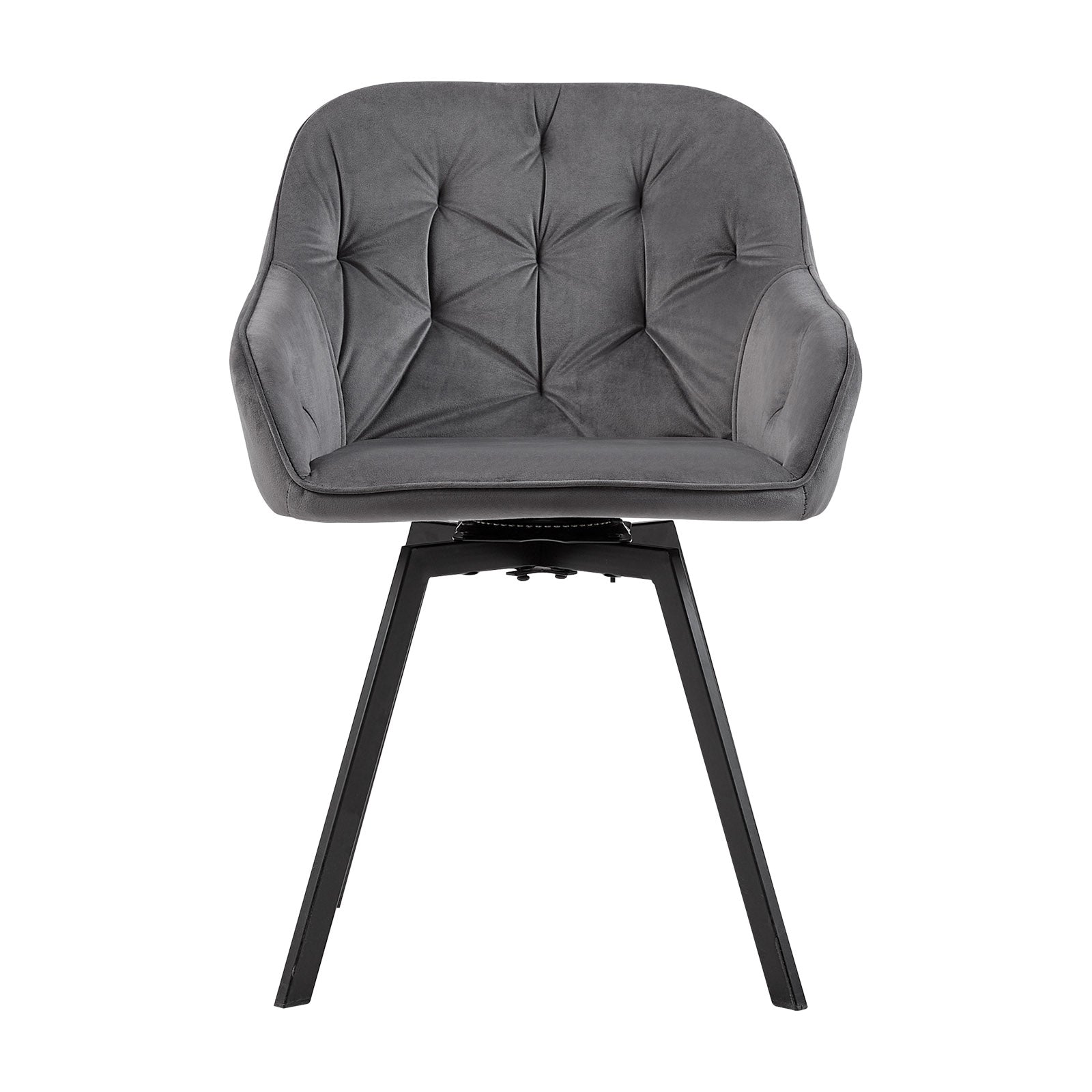 Garvies Velvet Swivel Chairs