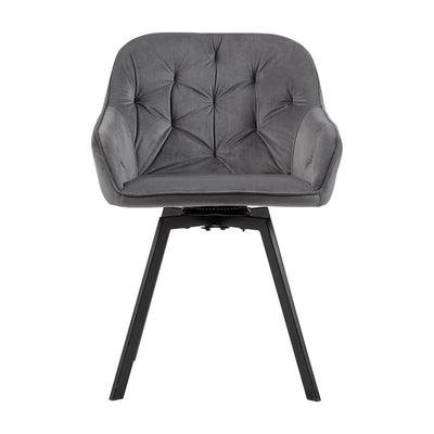 Garvies Velvet Swivel Chairs