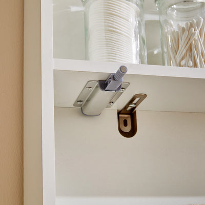 Lina Dressing Table with Push-to-Open Mirror