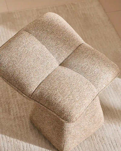 Liora Tabouret de coiffeuse kaki avec un garnissage en mousse généreux et un tissu chenille doux