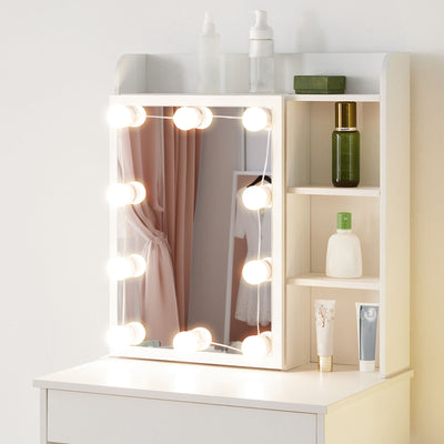 Mona Dressing Table with Sliding Mirror