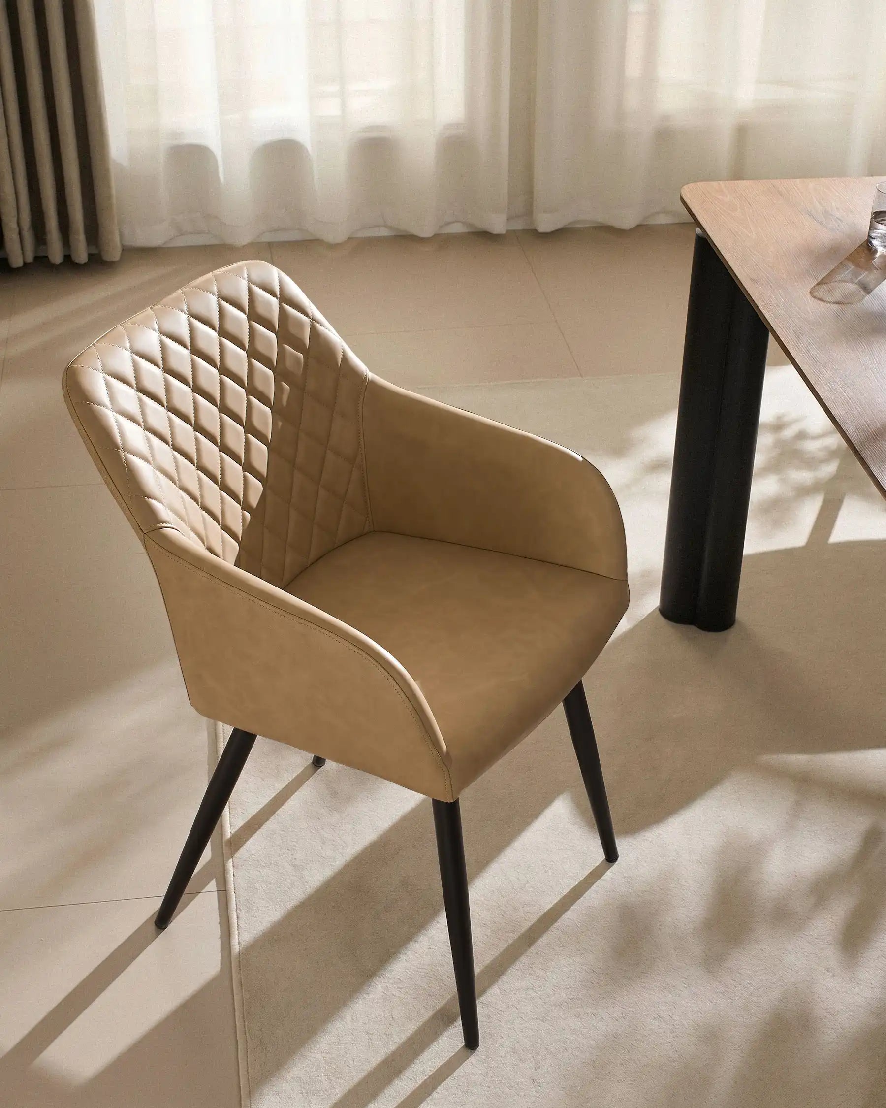 Moree Faux Leather Dining Chairs