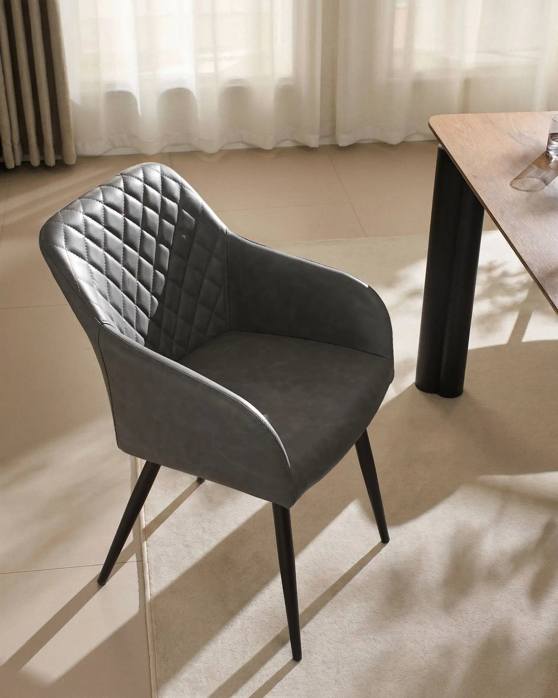 Moree Faux Leather Dining Chairs