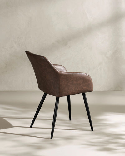 Moree Faux Leather Dining Chairs