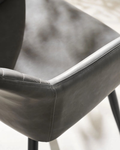Moree Faux Leather Dining Chairs