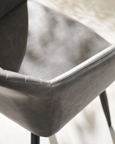 Moree Faux Leather Dining Chairs