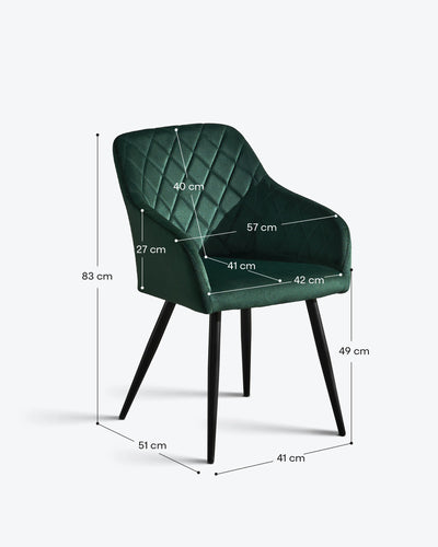 Moree Velvet Dining Chair