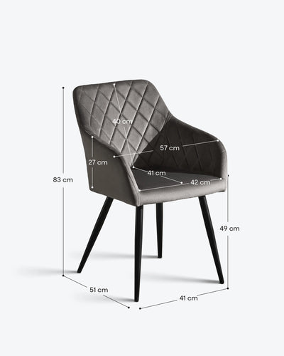 Moree Velvet Dining Chair