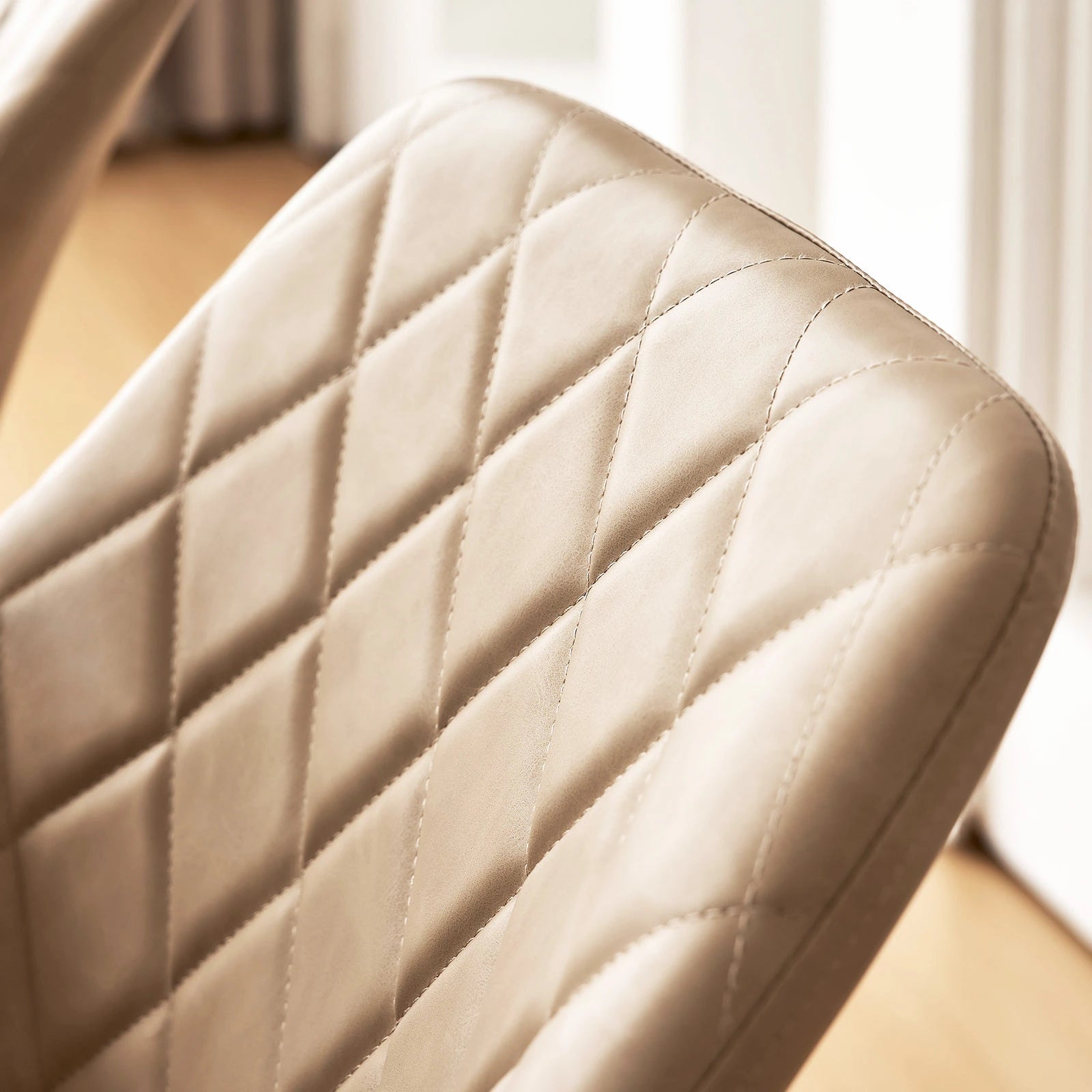 Moree Faux Leather Swivel Chairs