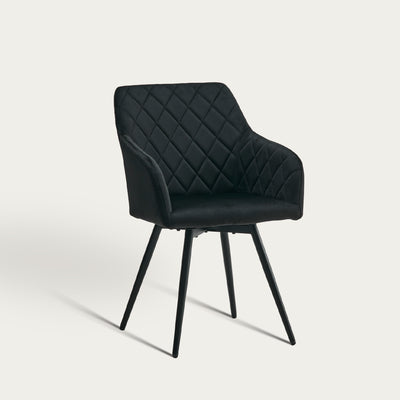 Moree Velvet Swivel Dining Chairs