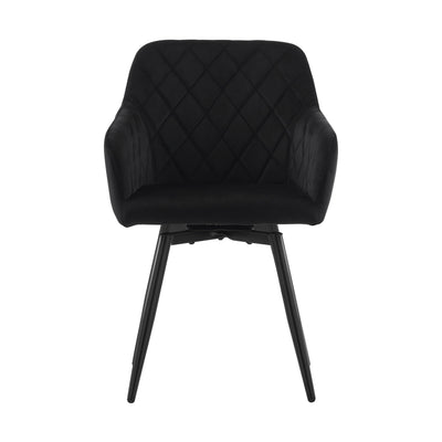 Moree Velvet Swivel Dining Chairs