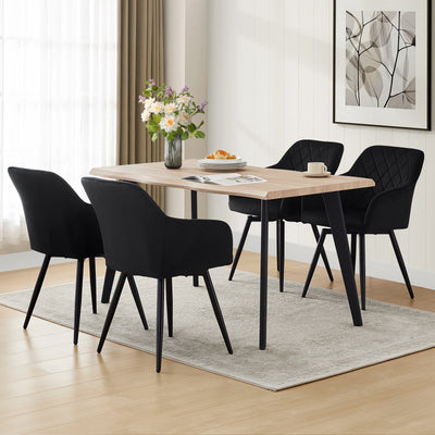 Moree Velvet Swivel Dining Chairs