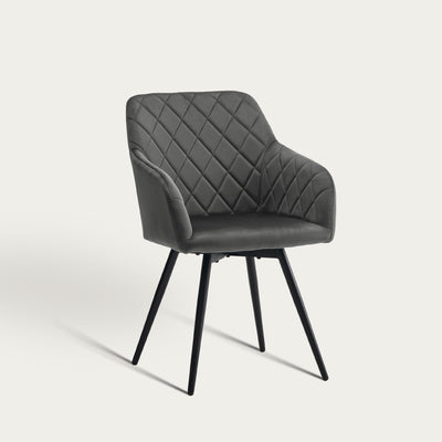 Moree Velvet Swivel Dining Chairs
