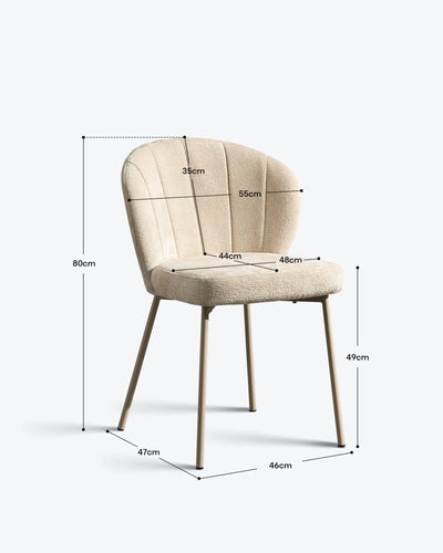 Nara Chenille Dining Chairs