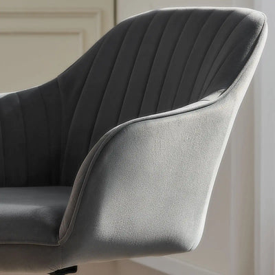 Oakley Velvet Swivel Chair