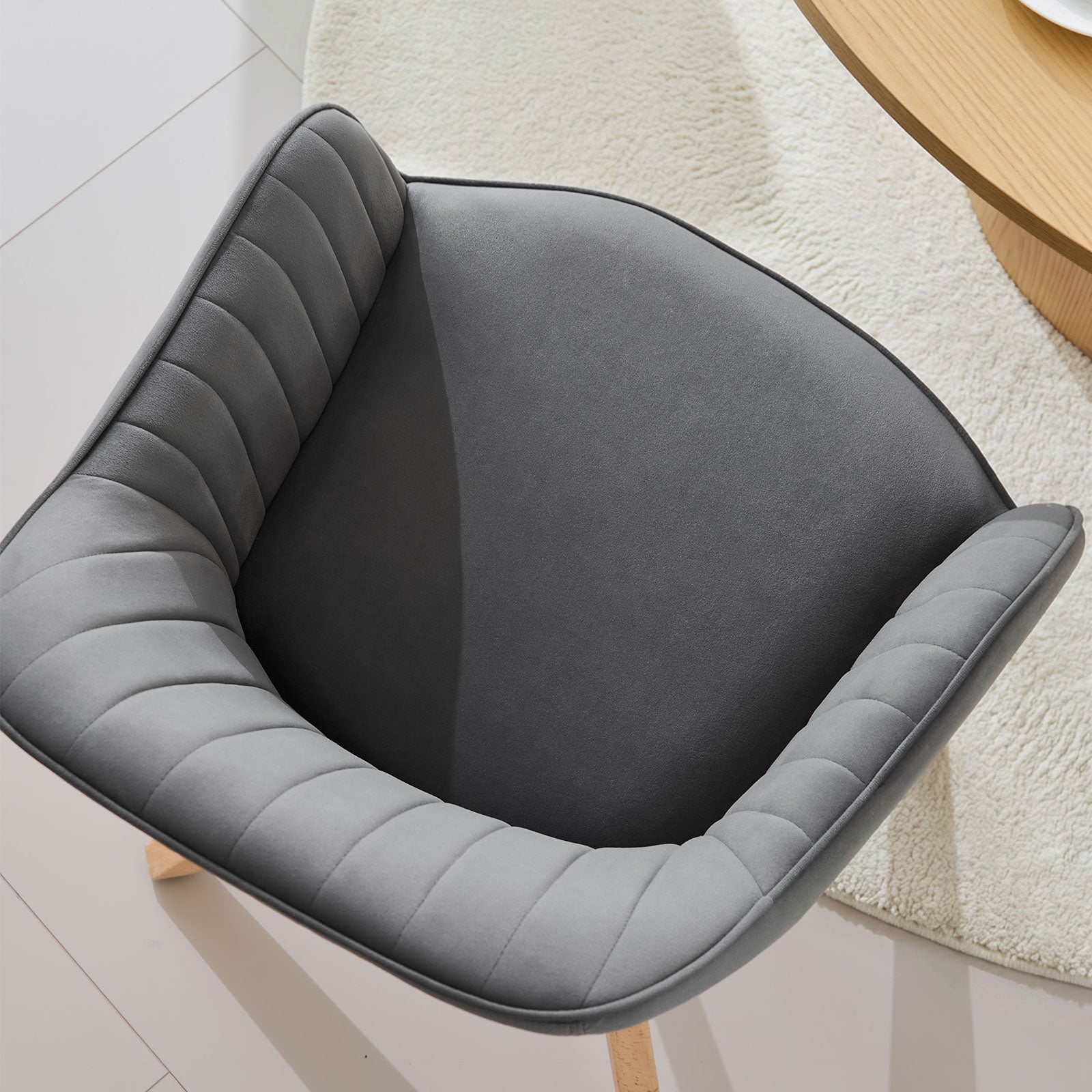 Oakley Velvet Swivel Chair