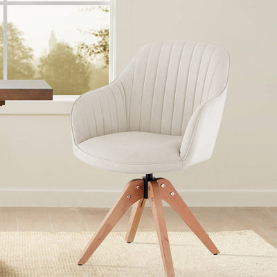 Oakley Linen Blend Swivel Chair
