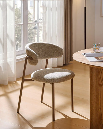 Rowan Taupe Chenille Dining Chairs