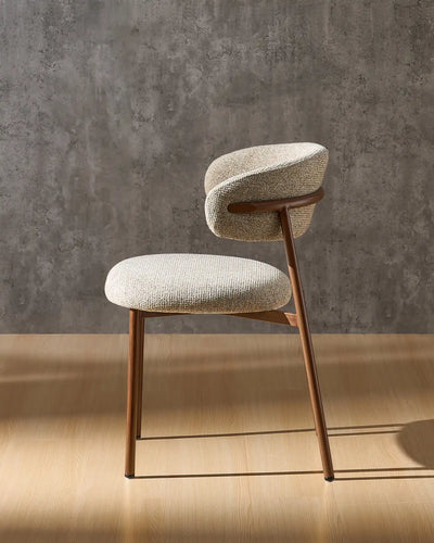 Rowan Taupe Chenille Dining Chairs