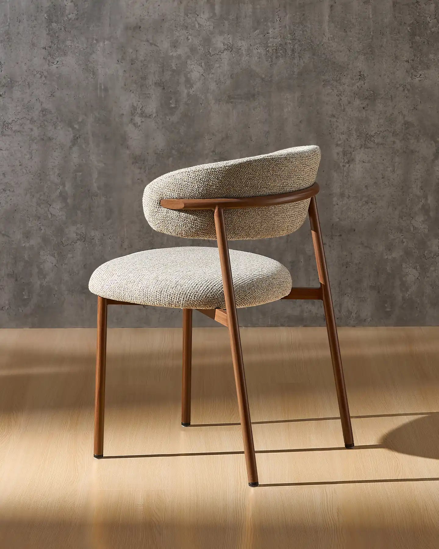 Rowan Taupe Chenille Dining Chairs