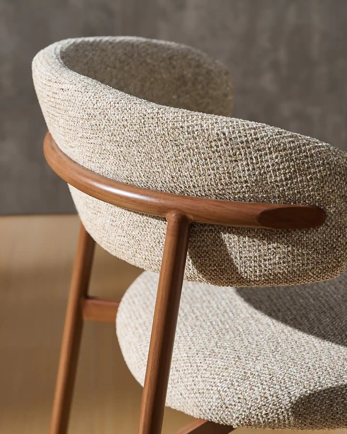 Rowan Taupe Chenille Dining Chairs