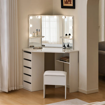 Mirelle Corner Dressing Table