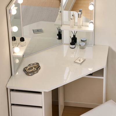 Mirelle Corner Dressing Table
