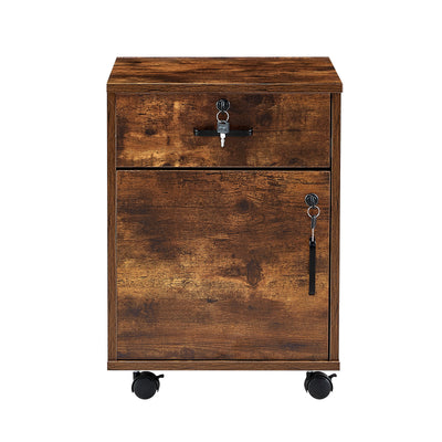 Edene Mobile Filing Cabinet [1-Drawer 1-Door]