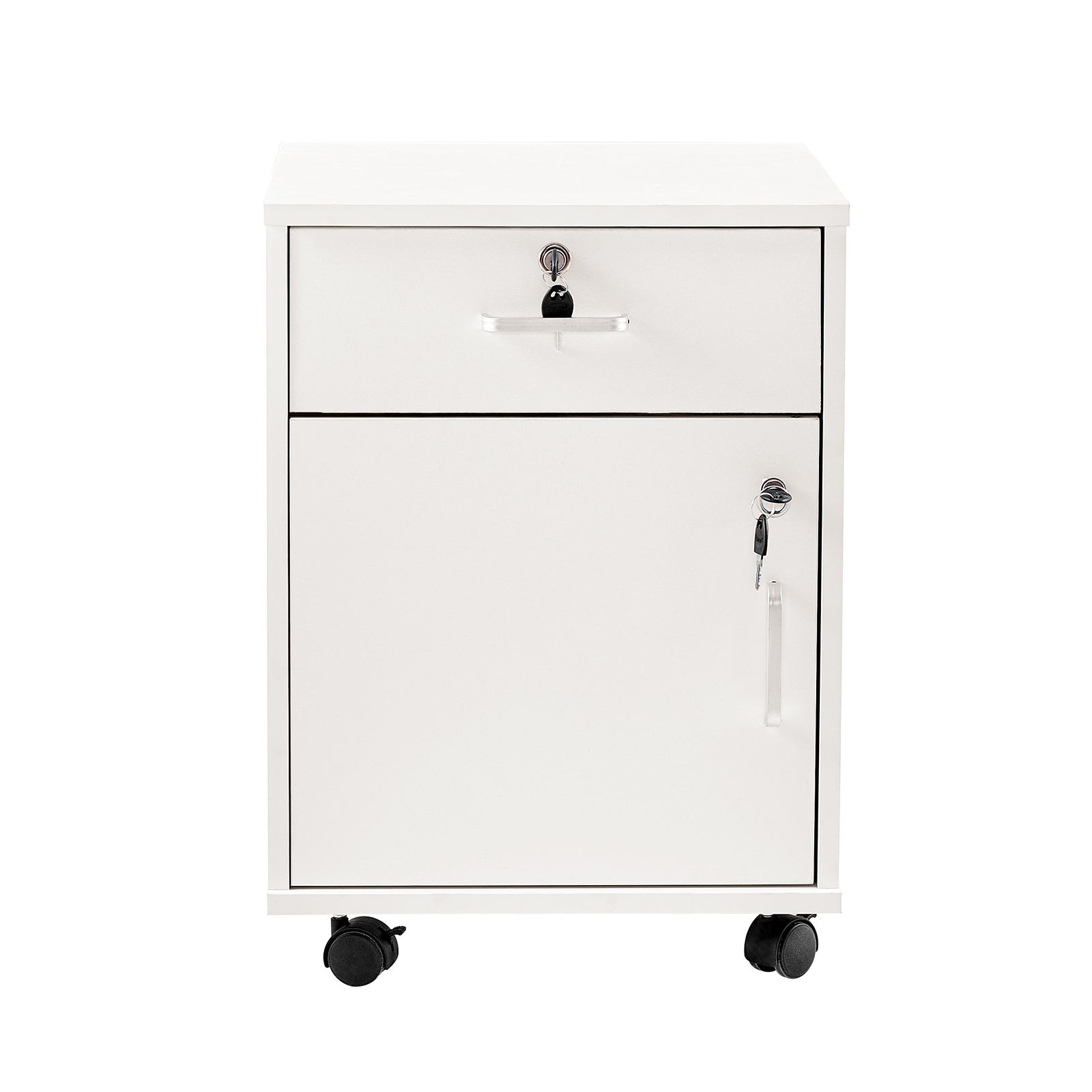 Edene Mobile Filing Cabinet [1-Drawer 1-Door]
