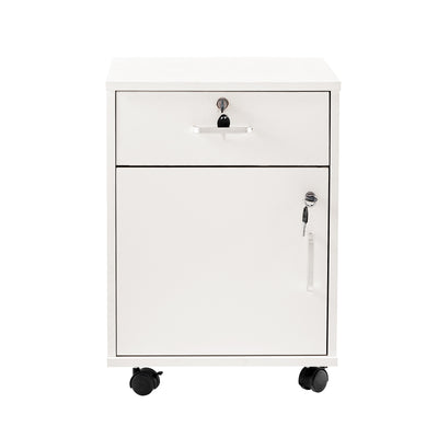 Edene Mobile Filing Cabinet [1-Drawer 1-Door]